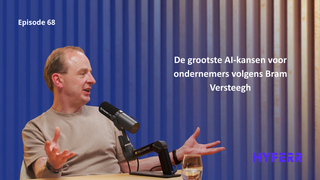 Bram Versteegh over AI, groei en ondernemerschap bij ABC de Podcast (video)